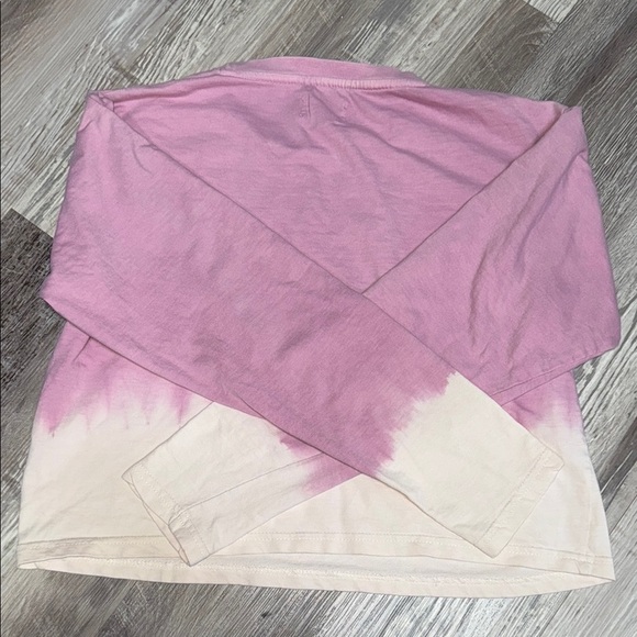 ISA & ELLA Pink and Cream Cropped Shirt - Picture 5 of 5